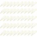 Professionelles 50er-Set cremeweiße Wassertropfen-Haarspangen für Damen und Mädchen - 50 Stück/Packung / Creme