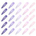 25-teiliges Set Haarspangen in lila Farbverlauf im Dopamin-Stil für Frauen und Mädchen - 25 Stück/Packung / Violett