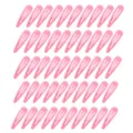 Set mit 50 leuchtend rosa Wassertropfen-Haarclips im Dopamin-Stil für Frauen - 50 Stück/Packung / Dunkelrosa