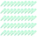 Set mit 50 mintgrünen Wassertropfen-Haarspangen für Damen und Mädchen-Haarstyling - 50 Stück/Packung / Hellgrün