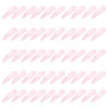 50er-Set pastellrosa Haarklammern, Dopamin-Stil Haarschmuck für Damen und Mädchen - 50 Stück/Packung / Rosa