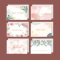 Handmade watercolor floral greeting cards with envelopes gold foil thank you cards set of 6 - 558# Gold Foil Thank You Cards With Envelopes (6-Piece Set)
