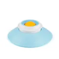 Jouet interactif pour animaux gamelle anti-glouton et tapis de léchage antidérapant. - Nouveau tapis de léchage bleu avec balle jaune