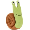 Plush snail dog toy interactive sniffing slow feeder chew toy for pets and puppies. - Green