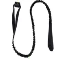 Jouet à tirer élastique pour chien durable, jeu interactif intérieur et extérieur, soin des dents. - Corde élastique extensible - Noir