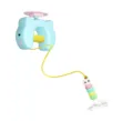 Jouet chat suspendu automatique électrique chenille teaser jeu pour animaux compagnie - Yoyo intelligent - Bleu