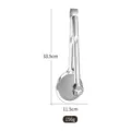 304 stainless steel frying tongs with cute bear paw design and mesh oil filter spoon - 304 Silver