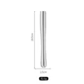 Stainless steel cocktail muddler 18.5cm length 82.6g weight for drinks - All Steel Style (201 Material) / 18.5cm