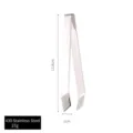 430 Edelstahl Küchenpinzette für Gräten 11.8cm - 304 Schräge Spitze