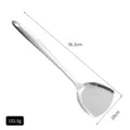 Edelstahl Pfannenwender mit 36,3 cm Länge und 10 cm breitem Kopf für die Küche - Dicker Pfannenwender