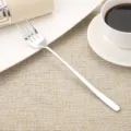 Premium long-handle 304 stainless steel dinner fork with an elegant mirror finish - Fork / Silver