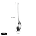 Sleek stainless steel spoon with 20.3cm length and 3.9cm width measurements - Table Spoon (CZ-X2900) / 20.3x3.9cm
