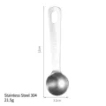 Professional 304 stainless steel 1/2 Tbsp 7.5ml measuring spoon with dimensions - No. 2 Measuring Spoon (7.5ml)