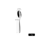 304 stainless steel dessert spoon with 14.5cm length and 31g weight specifications - 14.5x2.7cm / Silver Dessert Spoon