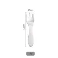 Mini 304 stainless steel dessert fork with dimensions 9.5x2.5cm and 16g weight specification. - Dessert Fork