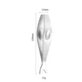 Fish-shaped stainless steel bone tweezers variant 130mm length - 304 Fish Shape Flat Tip (Bagged)