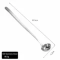 Professional 304 stainless steel long handle spoon 35.5cm ideal for honey and sauce - Large