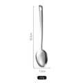 Cuchara de servir profesional de acero inoxidable de 35,3 cm de longitud - Cuchara de arroz larga