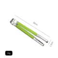 20cm stainless steel food tongs with ergonomic green plastic handle and 59g weight. - 8 Inch / Green