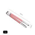 Professional stainless steel food tongs with pink non-slip plastic handle for barbecue use - 8 Inch / Pink