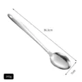 Professioneller langstieliger Servierlöffel aus Edelstahl, 36,2 cm lang, 141 g schwer - Dicker Langer Reislöffel