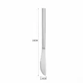 Premium silver 15cm thickened stainless steel mooncake knife with 20g weight specification - 15cm / Mooncake Knife (Silver)