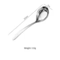 Mestolo grande in acciaio inossidabile 304 con manico da 23,5 cm e peso di 115 g - Mestolo da minestra