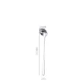 192mm langer Edelstahl-Mischlöffel für Kaffee und Honig mit Flaschenkürbis-Griff - Flaschenkürbis Griff Tiefer Löffel (20) / Silber