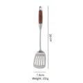 Schlitzwender aus Edelstahl mit Palisandergriff, 39 cm Küchenutensil, Gewicht 151 g - 201 Edelstahl Schlitzwender / 1 Stück