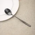 Eleganter schwarzer galvanisierter 304 Edelstahl-Löffel mit langem Stiel. - 304 Klasse Löffel / Schwarz