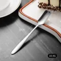 13cm mini stainless steel dessert spoon with 1.6cm square head weighing 10.5g for cakes - Pointed Tail Dessert Spoon