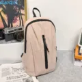 Fashionable light pink nylon sling bag for outdoor commuting and cycling, durable and sleek - Pink