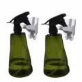 Supporto da parete per flacone spray con spruzzatori verdi, staffa di stoccaggio robusta per la casa. - Nastro in schiuma / Bianco