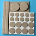 Set feltrini per mobili, proteggi pavimento antiscivolo, cuscinetti antirumore per sedie. - Grigio