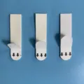 Heavy duty double sided adhesive strips for wall hooks, traceless hanging tape. - Regular Fit