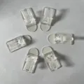 Ganci da parete adesivi trasparenti senza perforazione resistenti per cucina e bagno - Gancio Singolo