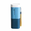 Portable travel toothbrush cup multi-functional wash set nordic blue variant 8x20cm - OPP Packaging / Blue