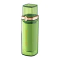 Portable lint roller with green translucent case and gold clover design for clothes dust removal. - Mint Green