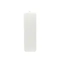 Portable mini makeup mirror and comb 2-in-1 compact white case for women daily use now - White