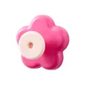 Dopamine pink flower wall hook, adhesive punch-free door key holder and home decor knob. - Rose Red