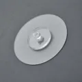 Transparent adhesive wall hook pad for picture frames and clocks, punch-free design. - 6x6 cm Adhesive Film / Plastic Cylindrical Photo Frame Nails