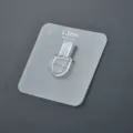 Transparent traceless wall hook for photo frames and clocks, punch-free strong adhesive. - 6x6 cm Adhesive Film / 15 mm Deep Photo Frame Hooks