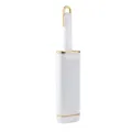 White gold electrostatic lint roller hair removal brush for coat clothes, household cleaning tool. - Bag Packaging / White