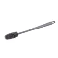 Gray silicone long handle bottle brush for cup cleaning, kitchen cleaning tool variant - Bulk/Unpackaged / Thick Long Style