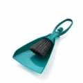 Mini dustpan and broom set dark green home desktop and keyboard cleaning brush tool - OPP Packaging / Dark Green