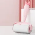 Pink lint roller with cover 10cm pet hair remover sticky roller for clothes and household - 10CM Bowknot Lint Roller Full Set / Pink