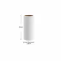 Lint Roller Refill Paper 10cm Width Replacement Sticky Roll Core for Pet Hair Remover - 10CM Paper Core (55 Tears) / White