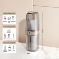 Transparent travel toothbrush case portable wash cup holder organizer for outdoor trip storage - Travel Mug