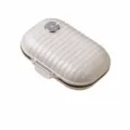 Portable 7-day pill box weekly medication organizer travel storage container rectangle - Rectangle
