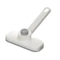 Rotating mini desktop cleaning mop, dry and wet dual-use dust brush for home use. - Gray